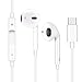 Produktbild Womdee USB Typ C Kopfhörer mit Mikrofon, Ear Type C Ohrhörer Stereo Bass USB C Earphones Headphones, Kompatibel mit Samsung Galaxy S8, Google Pixel, Huawei P20/ Sony X2p, iPad Pro 2018