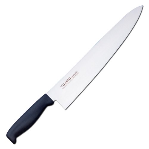 Toji Wachsfarbe K?chenmesser Fleischermesser 30cm Schwarz F-259BK (Japan-Import)