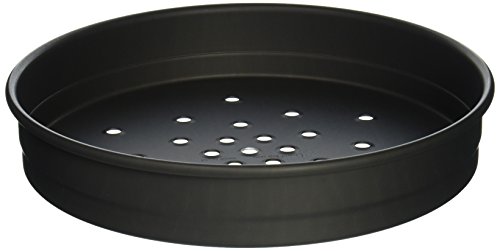 LloydPans Kitchenware Perforated Deep Dish Pizza Pan, Aluminium, Multi-Colour, 30.48 x 30.48 x 5.71 cm