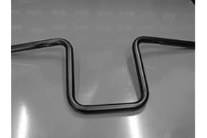 GZM Apehangher Bad - Manillar universal para moto Harley Custom Bobber Chopper de 1" (25 mm)