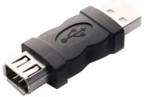 hero-s Adattatore convertitore Firewire IEEE 1394 da 6 Pin Femmina a USB per Disco Scanner per Fotocamera Digitale Stampante