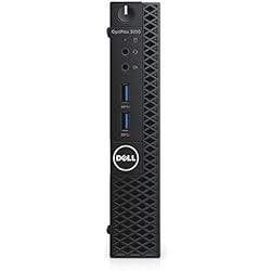 DELL OptiPlex 3050 2.70GHz i5-7500T WiFi Micro Torre Negro Mini PC - Ordenador de sobremesa (i5-7500T, 8GB, 256GB SSD, Windows 10 Pro)