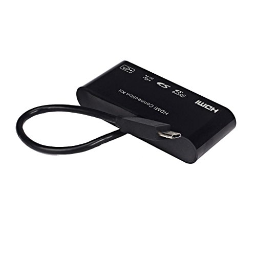 Bescita 5in1 Mikro-USB MHL zum HDMI HDTV Adapter USB-OTG Kartenleser-Installationssatz - 2