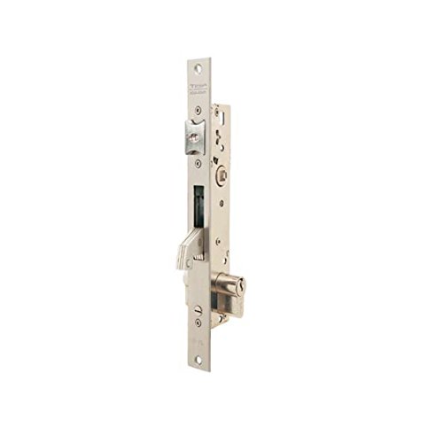Tesa Assa Abloy, 2240203AI, Cerradura monopunto para perfiles métalicos, Acero Inoxidable