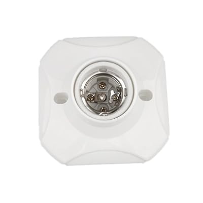 Homyl E27 Douille Support Base de Lamp Ampoule en Céramique