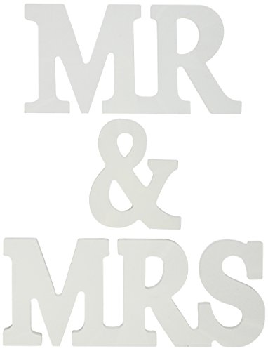 Letras de Madera MR & MRS para Decoración / Regalo de Boda
