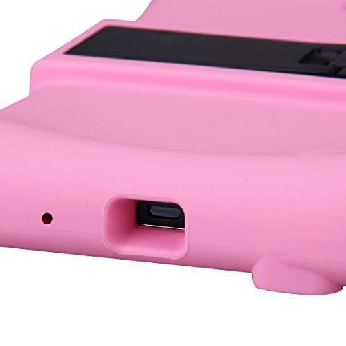 NEWSTYLE Samsung Galaxy Tab 4 7.0 Kinderfreundliche Silikon Hülle Schutzhülle Tasche Case für Samsung Tab 4 SM-T230 / T231 / T235 (7 Zoll) – Pink - 3