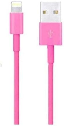 iOS 9/8 Certified Lightning Cable for Phone 6 iPhone 5 5s iPad Lightning Certified USB Charger Cable Data Sync 1m(1Meter) 2m(2Meter) 3m(3Meter) - iOS 9/8 Certified Compatible (3meter, Baby Pink)