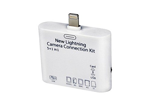 Althemax® 5-in-1 Blitz Camera Connection Kit USB / SD / TF Kartenleser für iPad Mini Air 5 - 3