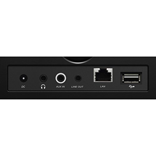 Hama Internetradio IR110M (WLAN/LAN, Fernbedienung, USB-Anschluss mit Lade- und Wiedergabefunktion, Weck- und Wifi-Streamingfunktion, Multiroom, gratis Radio App), schwarz