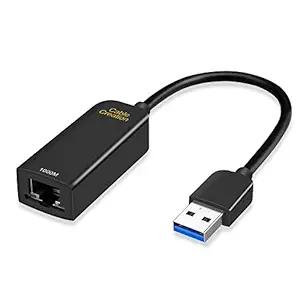 CableCreation USB 3.0 Ethernet Adapter for Nintendo Switch, USB Network Cable 1000 Mbps Gigabit Compatible with Wii U, Wii, MacBook Pro, Windows 10, 8.1/8,7, Black