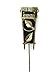 Produktbild Friedhof Grab Vase mit Metall Spike - mit Deepest Sympathy Plakette inklusive Schwarz Kunststoff Einsatz Vase.