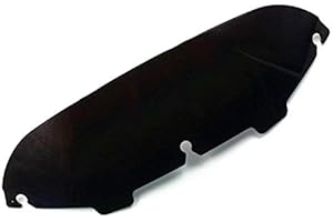 NEWLAND2019 Parabrezza per moto da 5 pollici Parabrezza per parabrezza per Harley FLHT FLHX Touring Electra Glide Street Glide Cruiser Modello Arc (fumo)