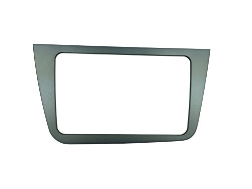 MAXIOU Double Din Car Radio Fascia for SEAT Altea Stereo Face Plate Frame Panel Dash Mount Trim Kit Adapter Bezel facia (Right Wheel for U.K)