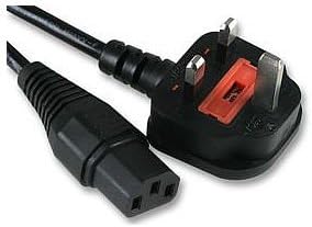 Samsung PS42C450B1W Plasma TV UK Mains Power Cable Cord 3 Pin ( 2 Meter )