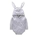 Produktbild Elecenty Kaninchenohr Strampler,Halloween Langarm Babyartikel Kinderkleidung Mädchenbekleidung Junge Mädchen Langarmshirts Kapuzenpullover Babyklamotten Kindermode Wickelbody