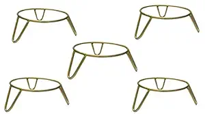 The Himalaya Craft Heavy Iron Matka Stand - Plant Pot Stand - Planter Stand (5, Metal) Pack of 5