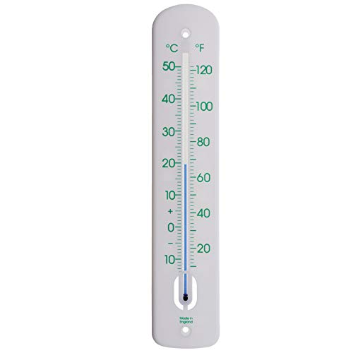 Grand thermomètre mural 380 mm Pour maison, chambre, bureau, jardin ou serre - Usage intérieur et extérieur