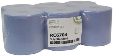 Peter Grant - Centre Pull Paper Towel Roll 3-Ply Blue x 6 Rolls