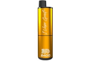KING BAJ IVG 2400, Exotic Edition | 4 in 1 | Vanil, Peach Mango ice, Pineapple Ice, Strawberry Banana, Disposable Vape, Nicotine Free, Pack of 1