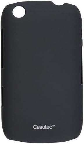 Casotec Ultra Slim Hard Shell Back Case Cover for BlackBerry Curve 9220 - Black