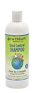 EarthBath All Natural Green Tea Shampoo Shed Control for Pets Dogs Cats 16z