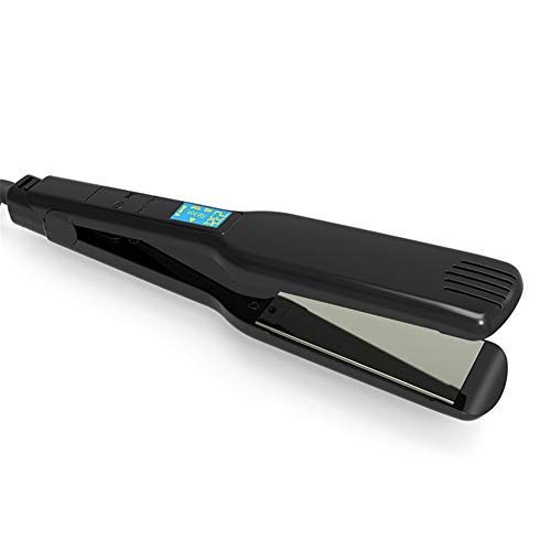 Professional Multi-Function Spray Ceramic Hair Straightener  Wet and Dry Hair Comb Straightener Black 