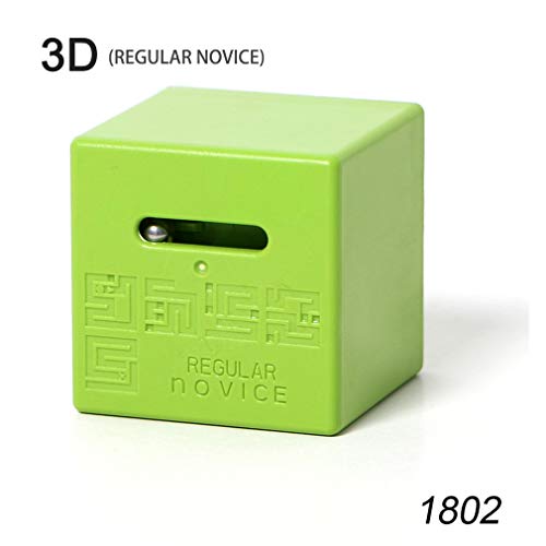 Preisvergleich Produktbild iUcar 3D Magic Cube Maze Geschwindigkeit Cube Puzzle Dekompression Pädagogisches Spielzeug Labyrinth Rolling Ball Spielzeug Für Kinder Erwachsene Grün