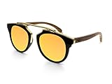 Polarized - UV100% Cat. 3 Gafas de sol MOSCA NEGRA ® modelo MIX GOLD Orange - Polarized - Woodsunglasses