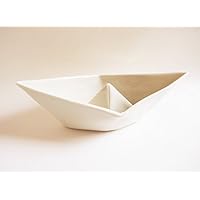 Origami Schiffchen aus Porzellan