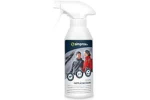 simprax® Textil Spray-On spray impregnujący – 250 ml – środek impregnujący do tkanin funkcjonalnych i tekstyliów outdoorowych, takich jak Gore-Tex, Sympatex i Softshell