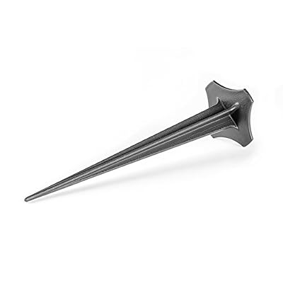 HaGa-Welt.de Piquet d'ancrage au sol sans crochet pour bâche et filet de jardin 17 cm - 200 Stück