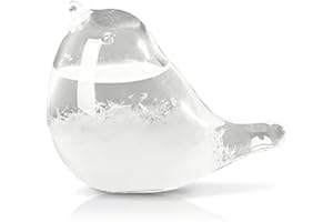 LTXDJ Storm Glass Weather Forecaster, Weather Station Bird Liquid Barometer Cute Creative Decorative Weather Predictor For Home Office, As Gift