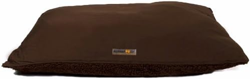 AlphaPooch Softie Rectangular Dog Bed, Coco Fabric with Coco Fleece, Large