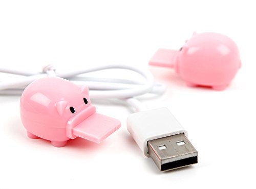 Rosa Schwein USB Hub Verteiler, dreifach für Panasonic UT-MB5025 20″ 4K Toughpad Tablet with Windows 8.1 Tablets - 8