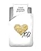 Produktbild NIGHTLIFE Blue Bettwäsche/Mako Satin Baumwollsatin Bezug - Gold Heart - Gold - Braun - 135x200 - mit 1 Kissenbezug 80x80