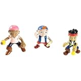 Mattel Fisher-Price W5261 - Juego de figuras de acción de Jake, Izzy y Cubby de Jake y los piratas del país de Nunca Jamás
