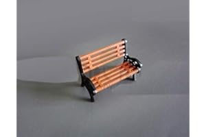 ARCHIFREUNDE 3 x Modell Bank Gartenbank für Modellbau 1:25, Modelleisenbahn Spur G