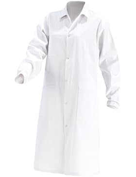 Damen Laborkittel B-Ware Baumwolle weiß Labor Kittel Mantel KOKOTT
