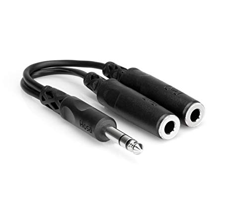 Hosa YPP118 - Cable en Y jack TSR (6.3 mm)