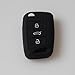 Produktbild Daxey 5pcs Silikon-Schl¨¹sselkasten-Abdeckung Shell-Schutz-Halter Schwarz Sitz f¨¹r VW Golf MK7 CC Tiguan Golf 3 Knopf-Fern Car Styling FOB