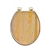Produktbild Toilettensitz Umweltfreundliche Massivholztouchabdeckung Universalverdickung V-Typ U-Typ U-Typ Korrosionsschutz Winter Warm Sommer KüHl,Otype