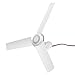 Produktbild ILS - DC 24V Solar Power Ceiling Fan Portable Solar Fan mit Switch 3 Blade Caravan Camp