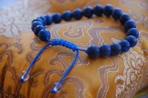 Forever Yung lapislázuli de mala/pulsera para meditación