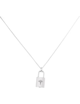 LOCK PENDANT 3D CORNFLOWER