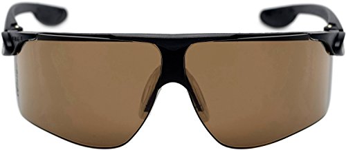 3M Maxim Schutzbrille Maxim3S, DX/UV, PC, bronze getönt, Rahmen schwarz, asphärische Scheiben für eine perfekte 180° Sicht