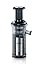 Severin ES 3569 Slow Juicer, 2-in-1 Multitalent Entsafter für Saft und Sorbet, schwarz / metallic