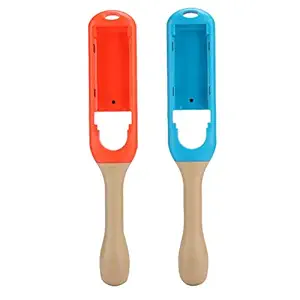 2PCS Somatosensory Drum Stick Game Drum Stick Game Controller Handle Grip Game Controller for Kids Adults Drumming Game Gamer ABS Material