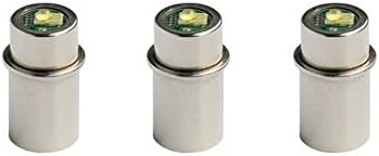 TerraLUX TLE-6EXB MiniStar5 140 Lumens, Led Conversion Kit for 2-3 Cell C&amp;D MagLites (3 Pack)