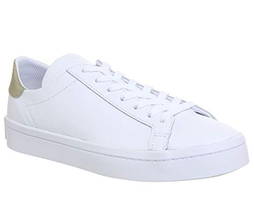 adidas Court Vantage White Cyber Metallic White Exclusive - 5 UK